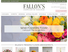 Tablet Screenshot of fallonsflowers.com